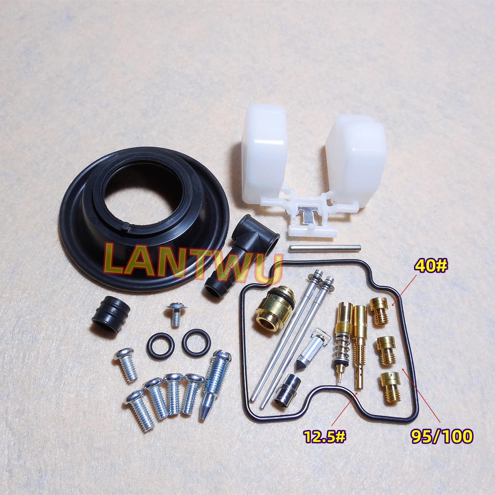 

For Yamaha 2001~07 year version XJR400R(4HME/F/G/H/J/K/l) XJR400 carburetor repair kit With float and vacuum diaphragm