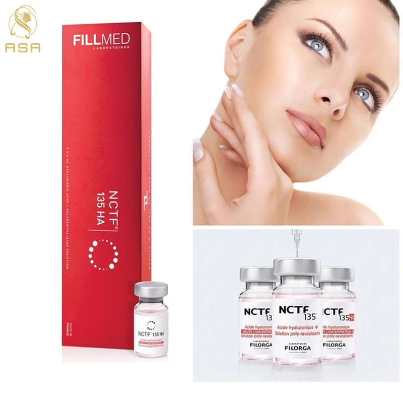 2023 French NCTF 135HA 5*3ml Skin Care For Face Anti Wrinkle Restore Skin Collagen Solution