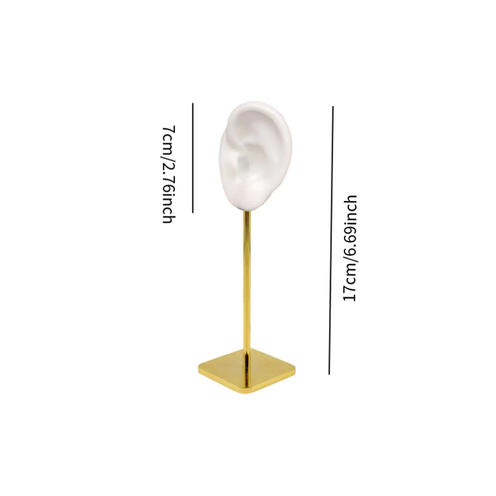 

Подставка для сережек силиконовая модель уха