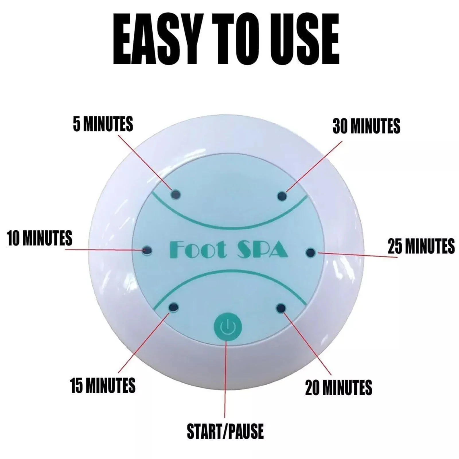 Ионная детоксикация для ног в Спа-салоне Домашняя ванна выберите тип вилки