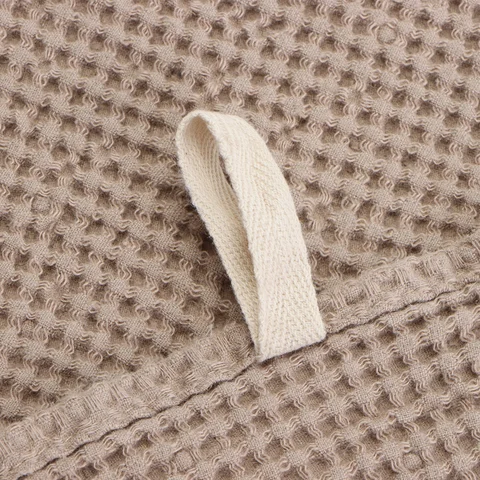 4 шт. Полотенце вафельное SL HOME Linen 'Саббиа', 40x70 см, бежевое