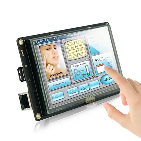 3,5-10,4 дюймовый программируемый TFT ЖК-модуль Smart HMI с сенсорным экраном и интерфейсом UART для промышленного использования