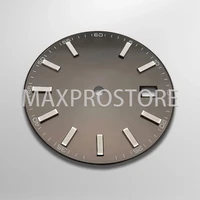 latest version dial for 41mm datejust 126334 fit 3235 movementgray color blue luminous aftermarket watch