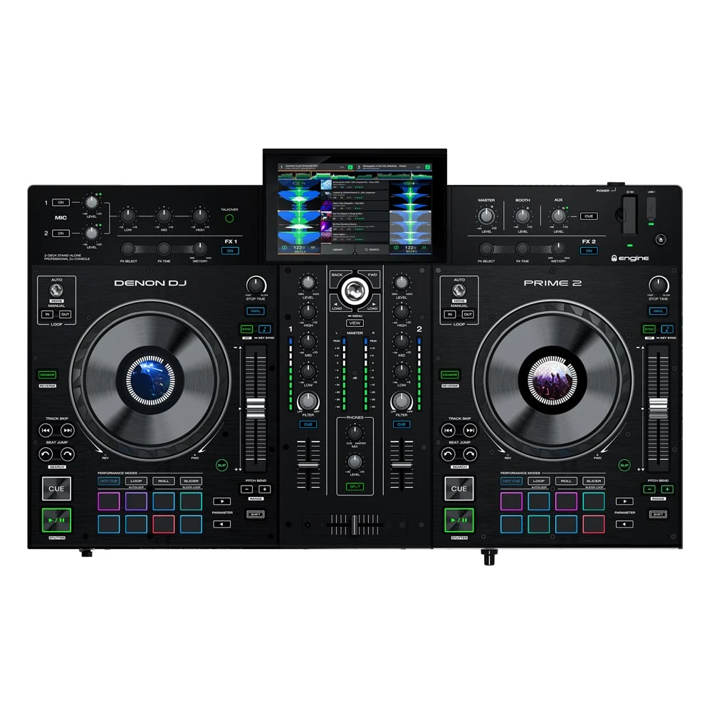 

FAST SHIPPING Denons DJ Prime 2 Standalone 2-Deck Smart DJ Console with 7-Inch Touchscreen