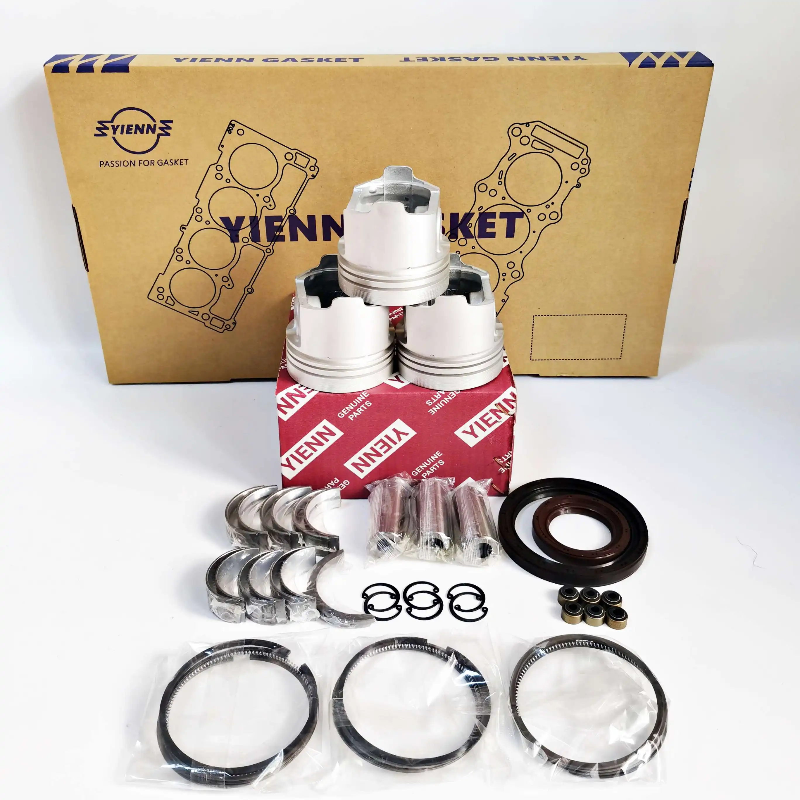

3D70E 3D70E-5 Overhaul Rebuild kit For Komatsu Engine Spare Parts Excavator VIO15-2A CAT 301.7DCR Tractor Tierra ZX17U-2 ZX10U-2
