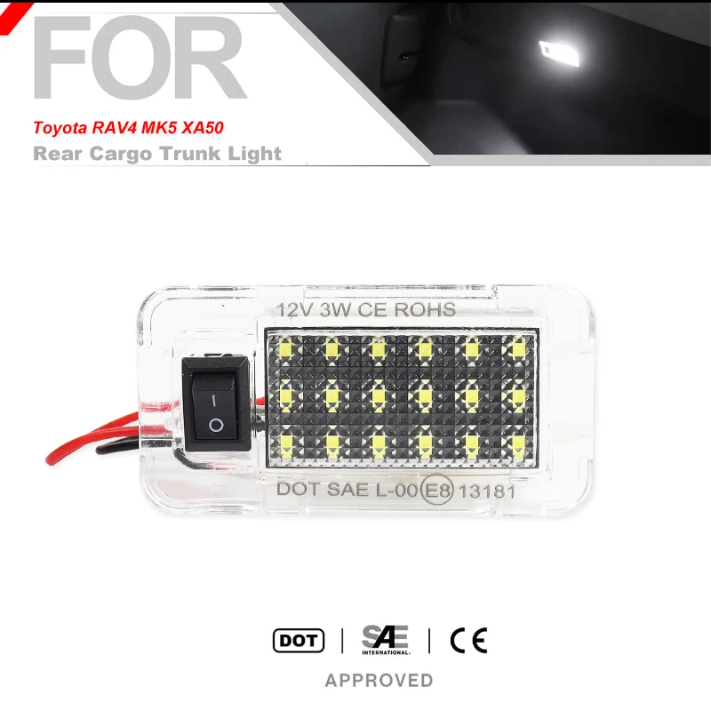1 шт. для Toyota Rav4 MK5 XA50 светодиодные фонари багажника внутренние лампы багажного
