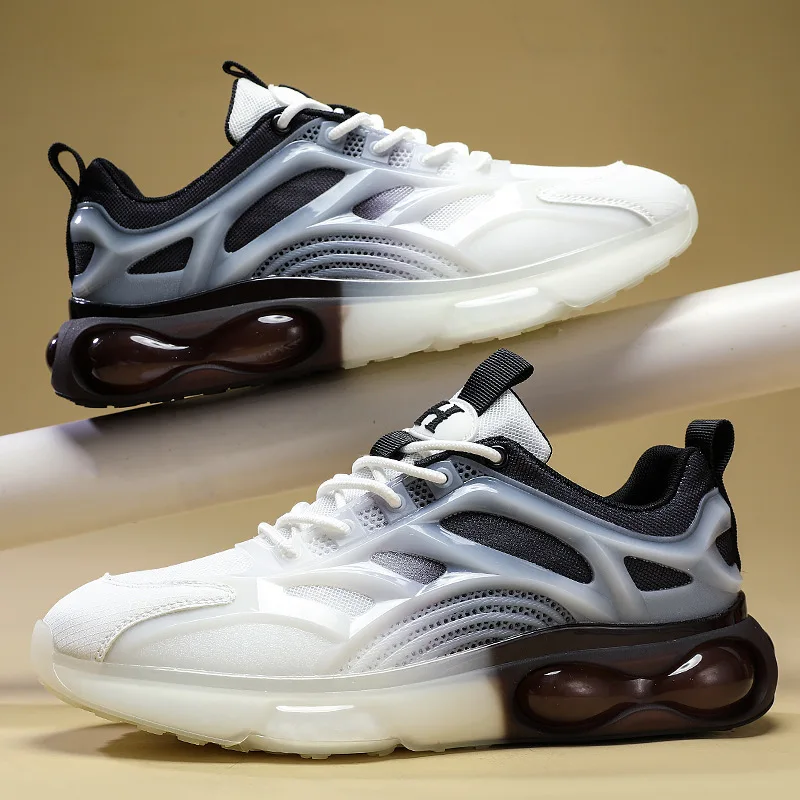 ShoeS Весна - осень Новые сетевые кроссовки PoPcorn Кроссовки для бега Мужские отдыха