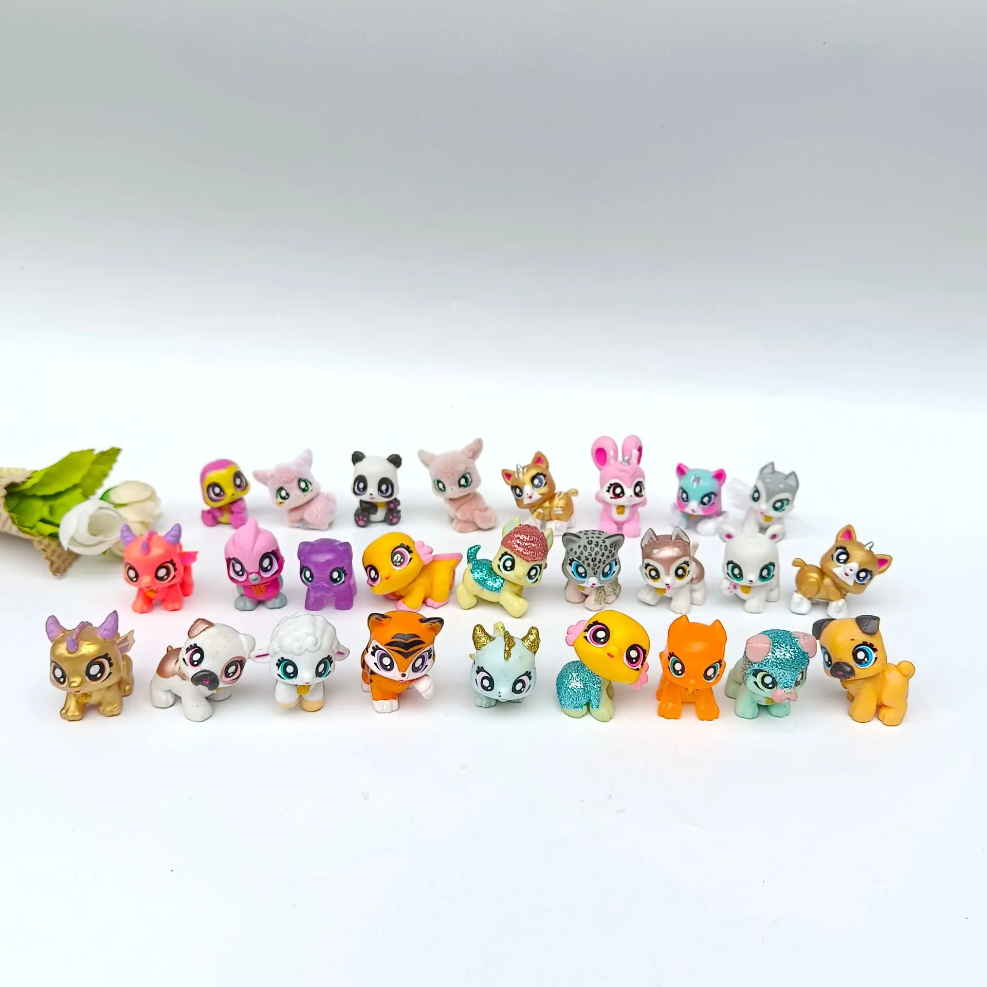 

10/15 шт., мини-игрушки для домашних животных, 3-4 см