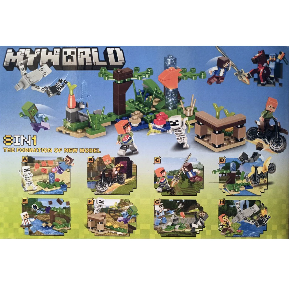 Конструктор мини фигурки MINECRAFT MY WORLD человечки LB305 LB303 LB304 | Игрушки и хобби