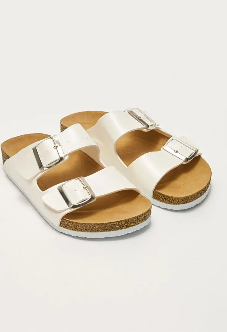 

LEATHER LOOK PAIR BANTLI WOMEN SLIPPERS