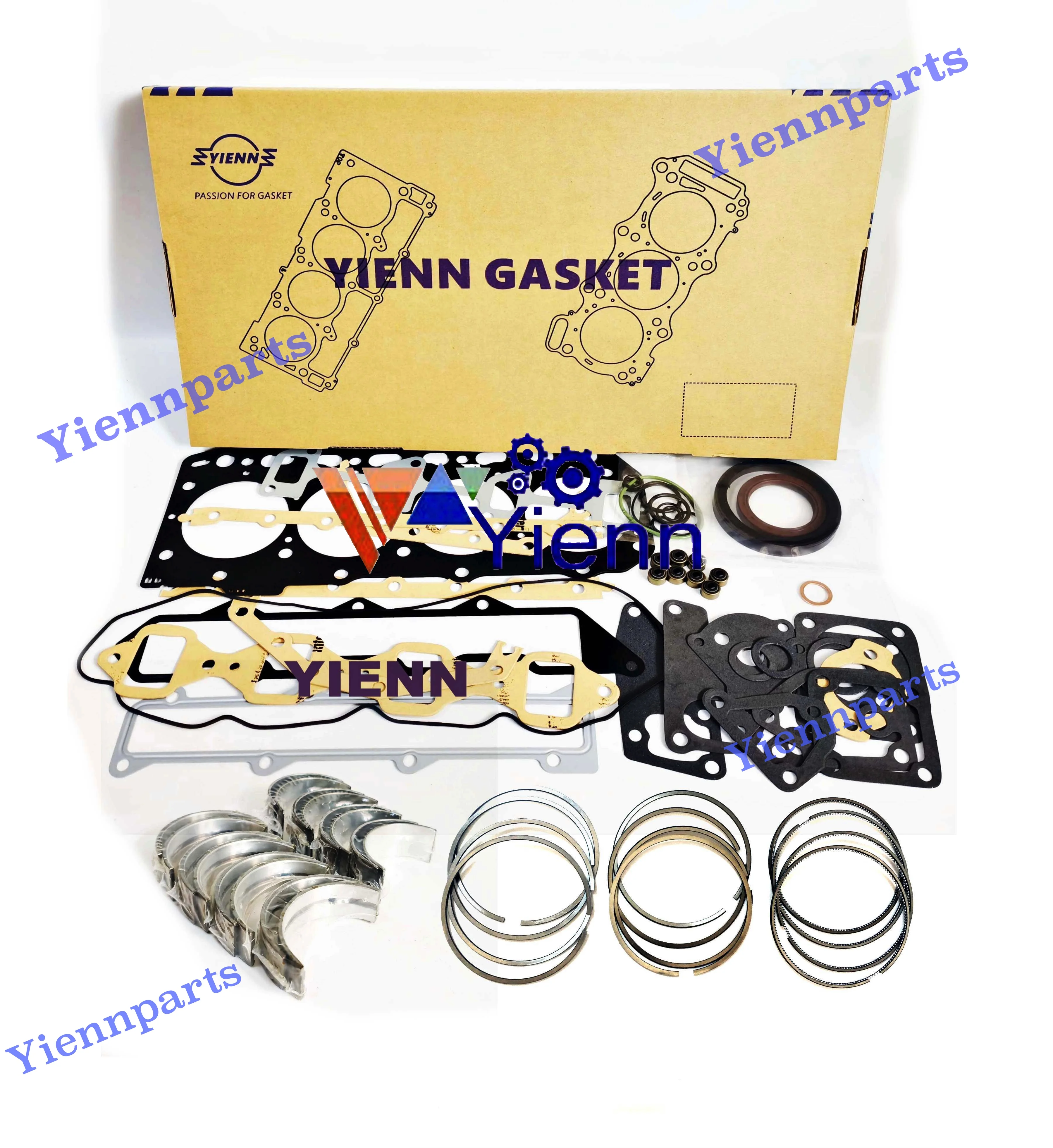 

4TN82 4TN82E 4TN82-RE Overhaul Re-ring Kit For Yanmar Engine Repair Parts 729403-11700 Excavator B6 B50 YB351 Tractor US36 US35D