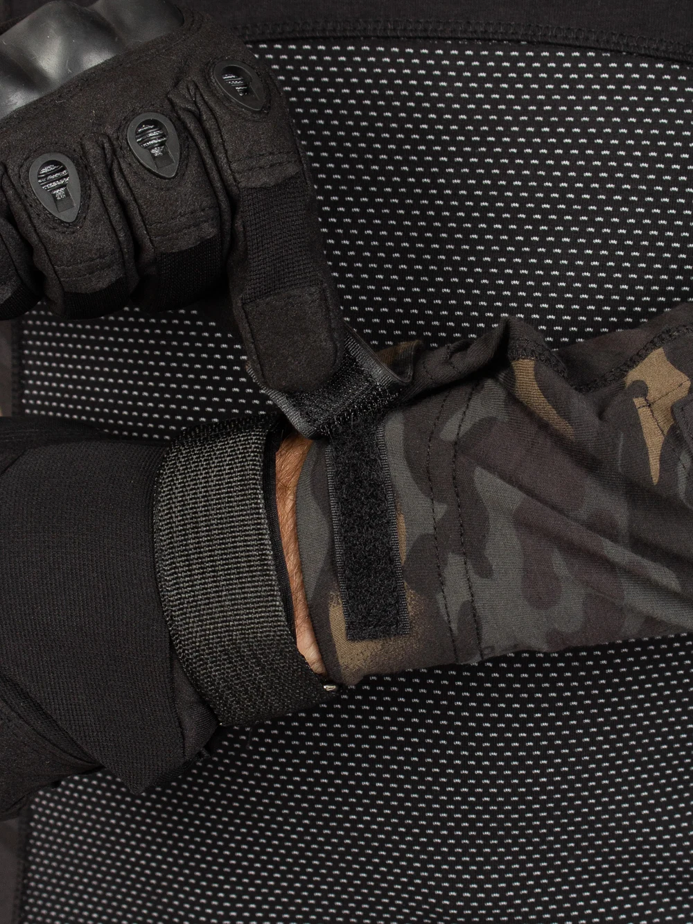 Рубашка тактическая Kamukamu камуфляж MTP black / Combat Shirt |