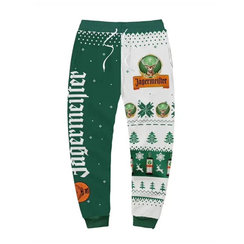 

Unisex Casual 3D Printed Christmas Bottoms Trousers
