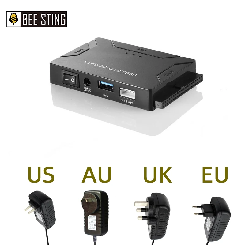 

SATA To USB IDE Adapter USB 3.0 2.0 Sata3 Cable For2.5 3.5 Hard Disk Drive HDD SSD Converter DVD ROM CD-RW 3in1 IDE SATA Adapter