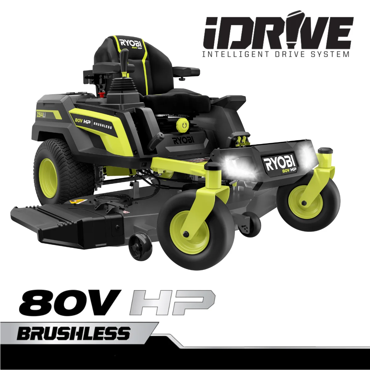 

100% OFFICIAL Ryobis HP Brushless 54-Inch Electric Zero Turn Mower