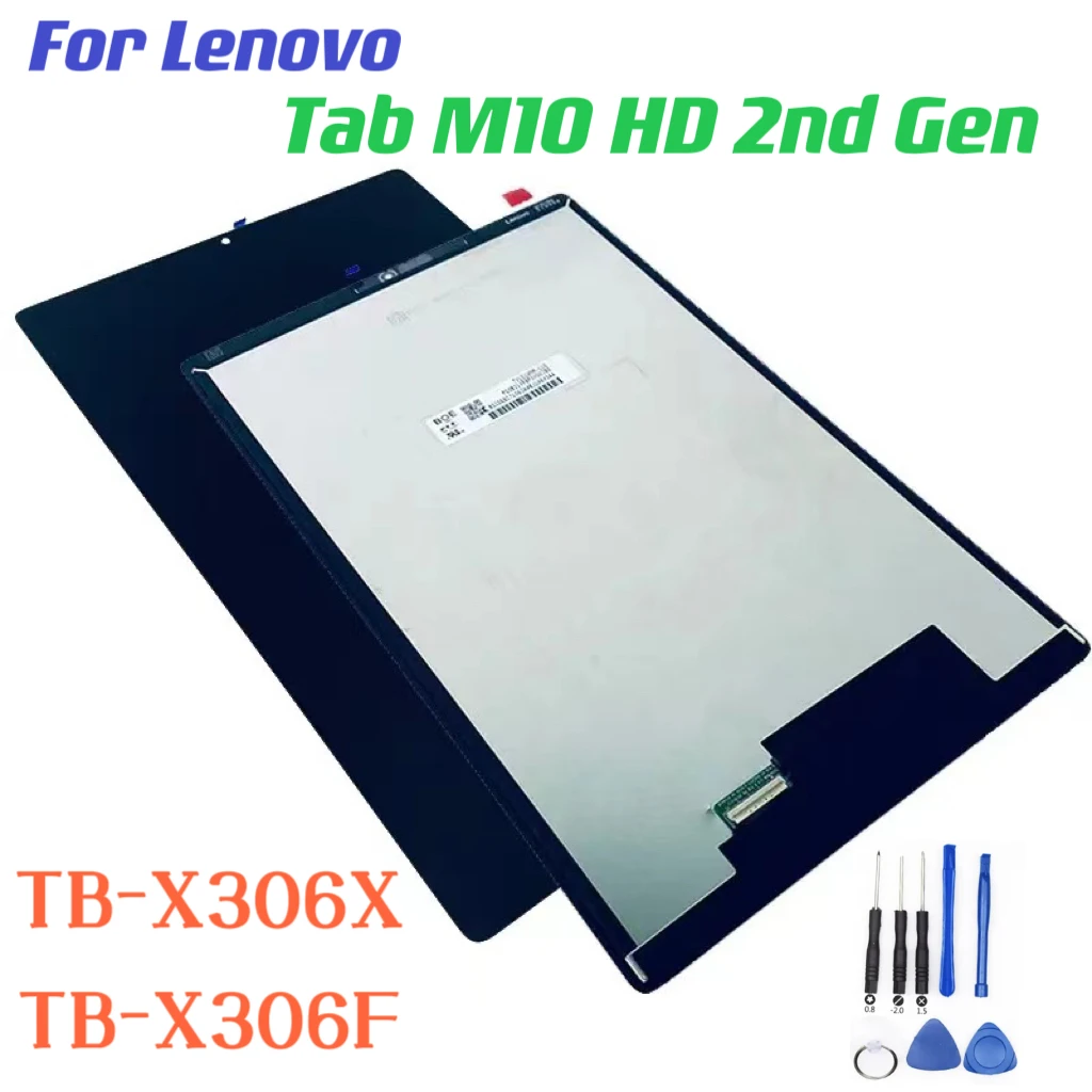

Original LCD Display For Lenovo Tab M10 HD 2nd Gen TB-X306F TB-X306X TB-X306 10.1'' LCD +Touch Screen Digitizer Glass Assembly