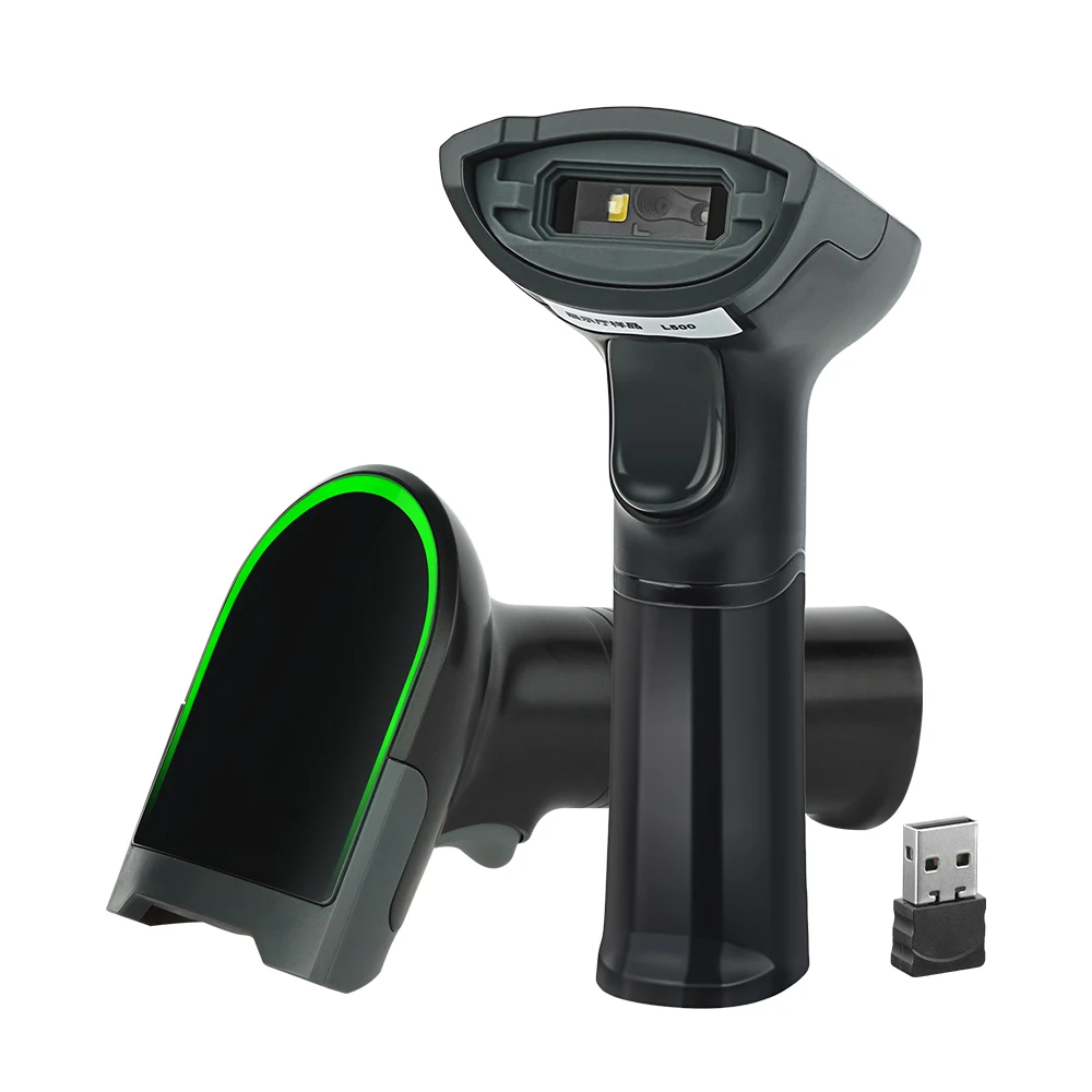 Фото Беспроводной Bluetooth-сканер штрих-кодов Leshine 1D 2D QR-кодов с USB Type-C для супермаркетов, совместимый с iOS, Android и Windows. №2