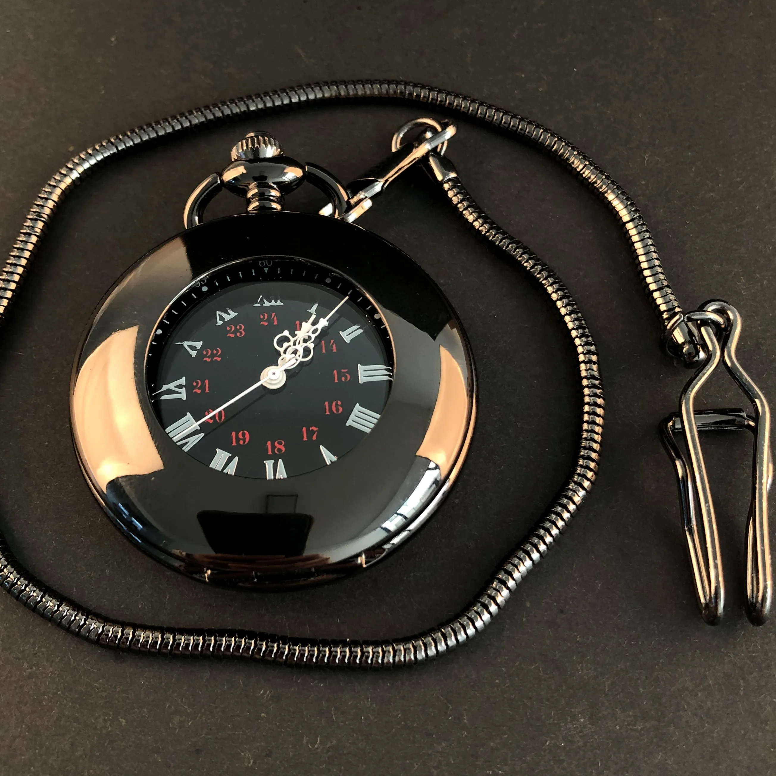 Smooth Roman Numeral Pocket Watches Top Brand Luxury Men Women Mechanical Hand Wind Fob Watch