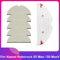 for xiaomi roborock s5 max s6 maxv robot vacuum water tank pad mop rag tray replacement for cleaner spare parts accessories