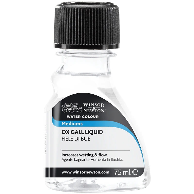 Diluent for watercolor liquid ox bile Winsor &amp Newton 75 ml Plast. Bottle |