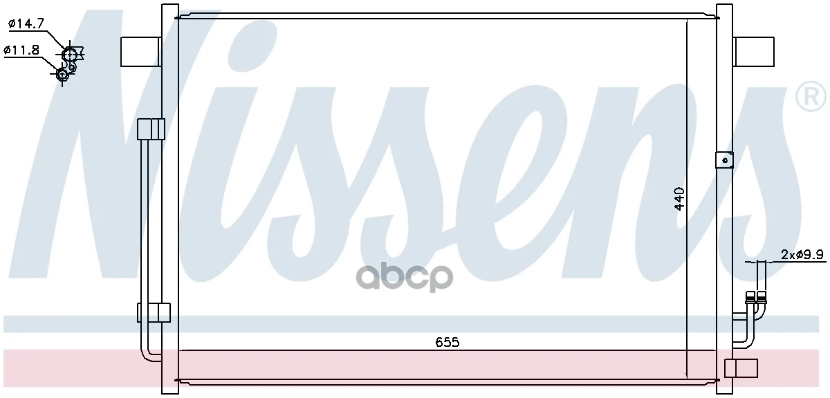 Радиатор Кондиционера Nissan Murano (Z51) (08-) 3.5 I V6 24V|Nissan Quest Iv (Re52) (11-) 3.5 I V6 24V Nissens арт. 940403 Радиатор Кондиционера Nissan Murano (Z51) (08-) 3.5 I V6 24V|Nissan Quest Iv (Re52) (11-) 3.5 I V6 24V Nissens арт. 940403