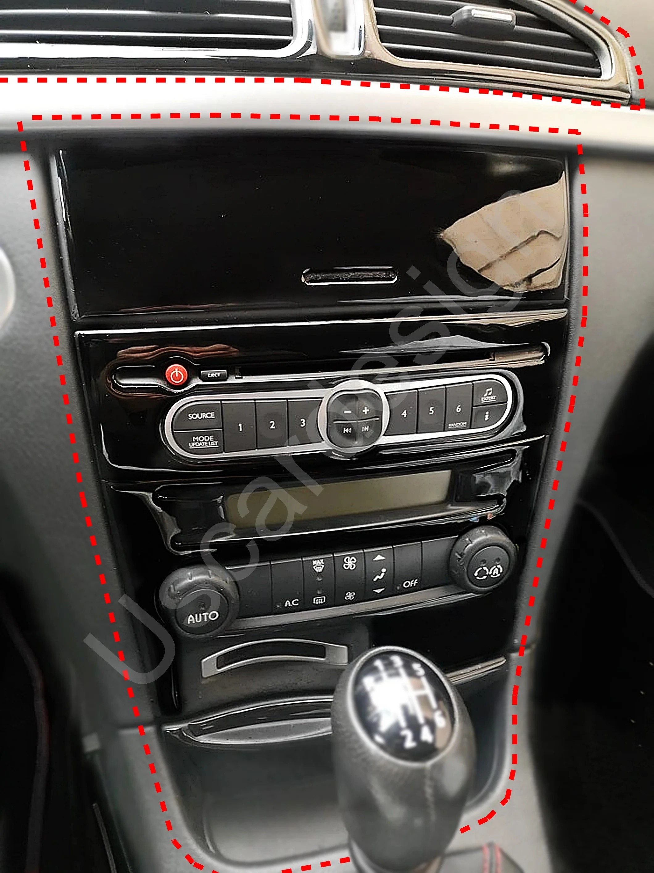 Для 2001 - 2007 Renault Laguna 2 Обложка центральной приборной панели комплект рамок для