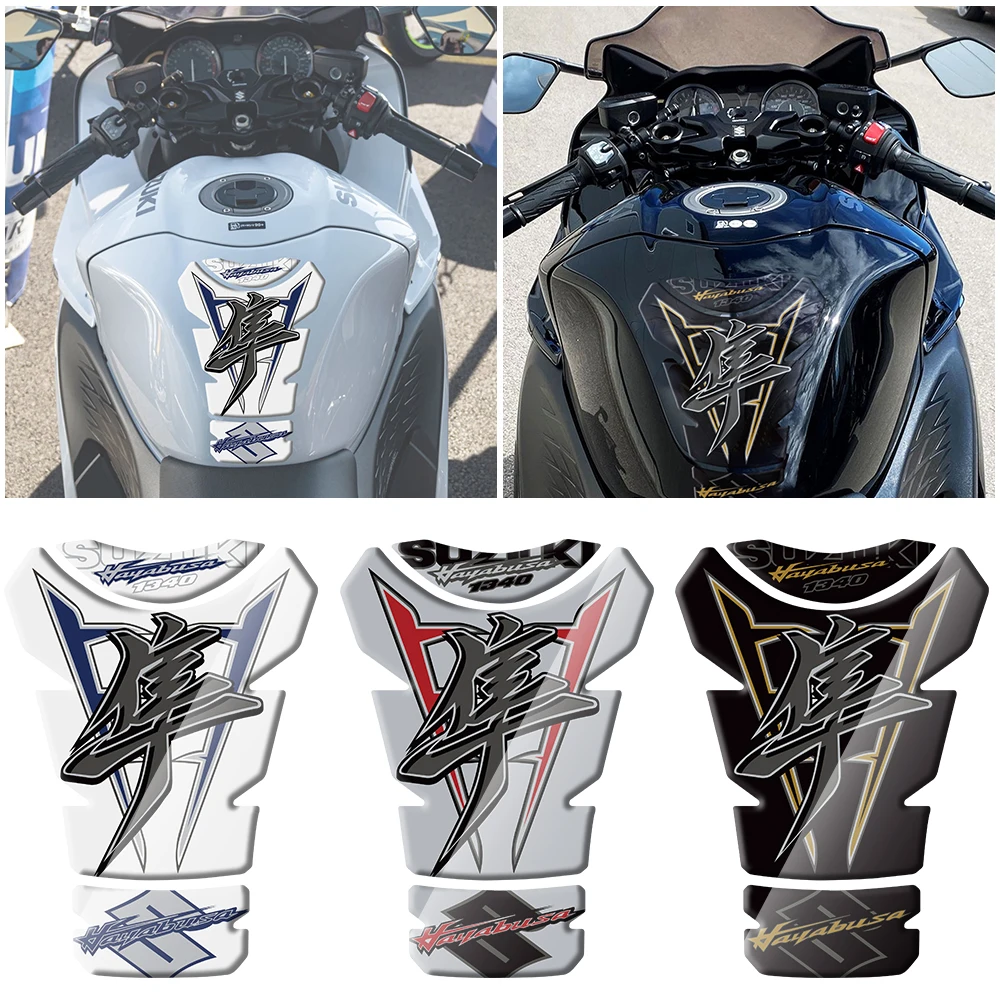 

For SUZUKI HAYABUSA GSX 1300R GSX 1300 R 1999-2022 2018 2017 2016 3D Motorcycle Gas Tank Pad Protection Decals Stickers
