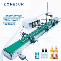 zonesun zs dpyt200l 1 2m conveyor belt automatic filling machine water juice blink eye drops perfumer bottle filler
