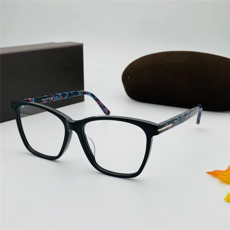 

Optical Eyeglasses For Men Women Retro 5762 Style Anti-Blue Glasses Light Lens Plate Full Frame With Box