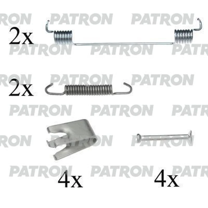 Комплект монтажный тормозных колодок барабанных NISSAN: MICRA 03- C+C 05- RENAULT: CLIO III MODUS 04-