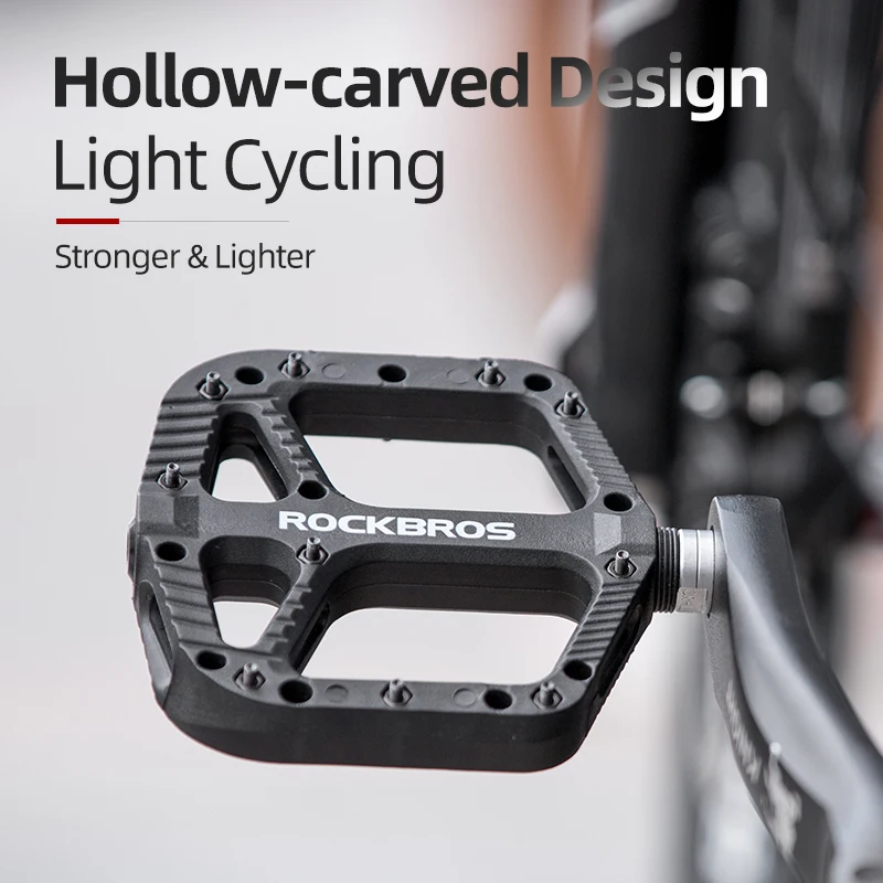 

Ultralight Seal Bearings Bicycle Bike Pedals Cycling Nylon Road bmx Mtb Pedals Flat Platform Bicycle Parts Accessories