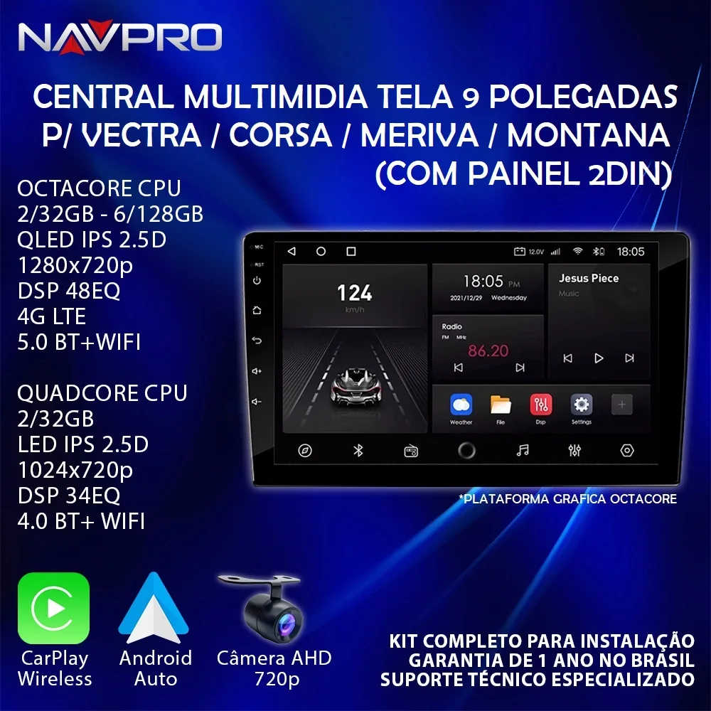 

Для GM VECTRA CORSA MERIVA Монтана C/панель 2DIN центральный мультимедийный 9 дюймов Android NAVPRO 2/32GB-6/128 CARP ANDROID авто