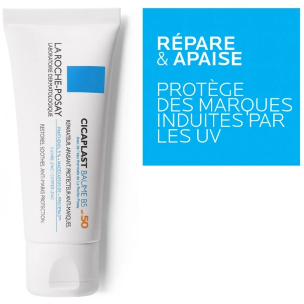 

Original La Roche Posay Cicaplast Baume B5 Cream 40ml SPF50+ Sunscreen Prevent Scar Pigmentation Soothing and Itching Relieving