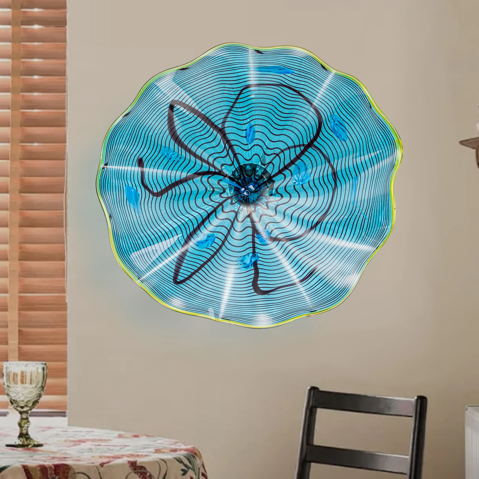 Уникальный дизайн настенные бра LONGREE из стекла ручной работы с круглыми стенами