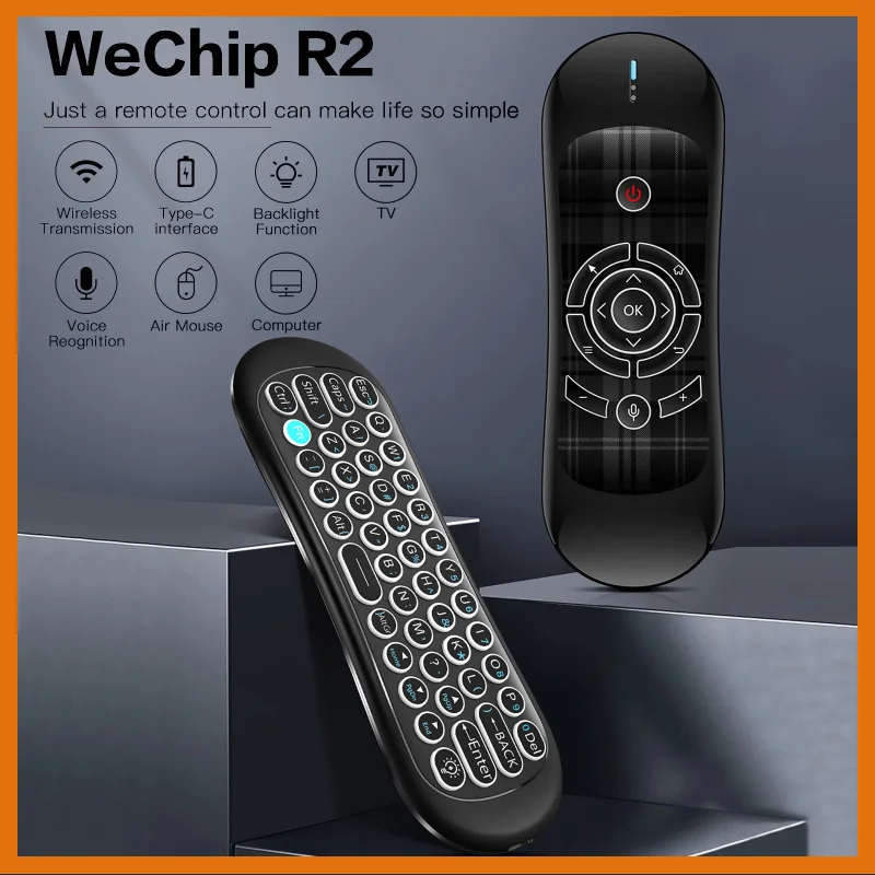 

Клавиатура Wechip R2 Беспроводная с сенсорной панелью, 2,4 ГГц