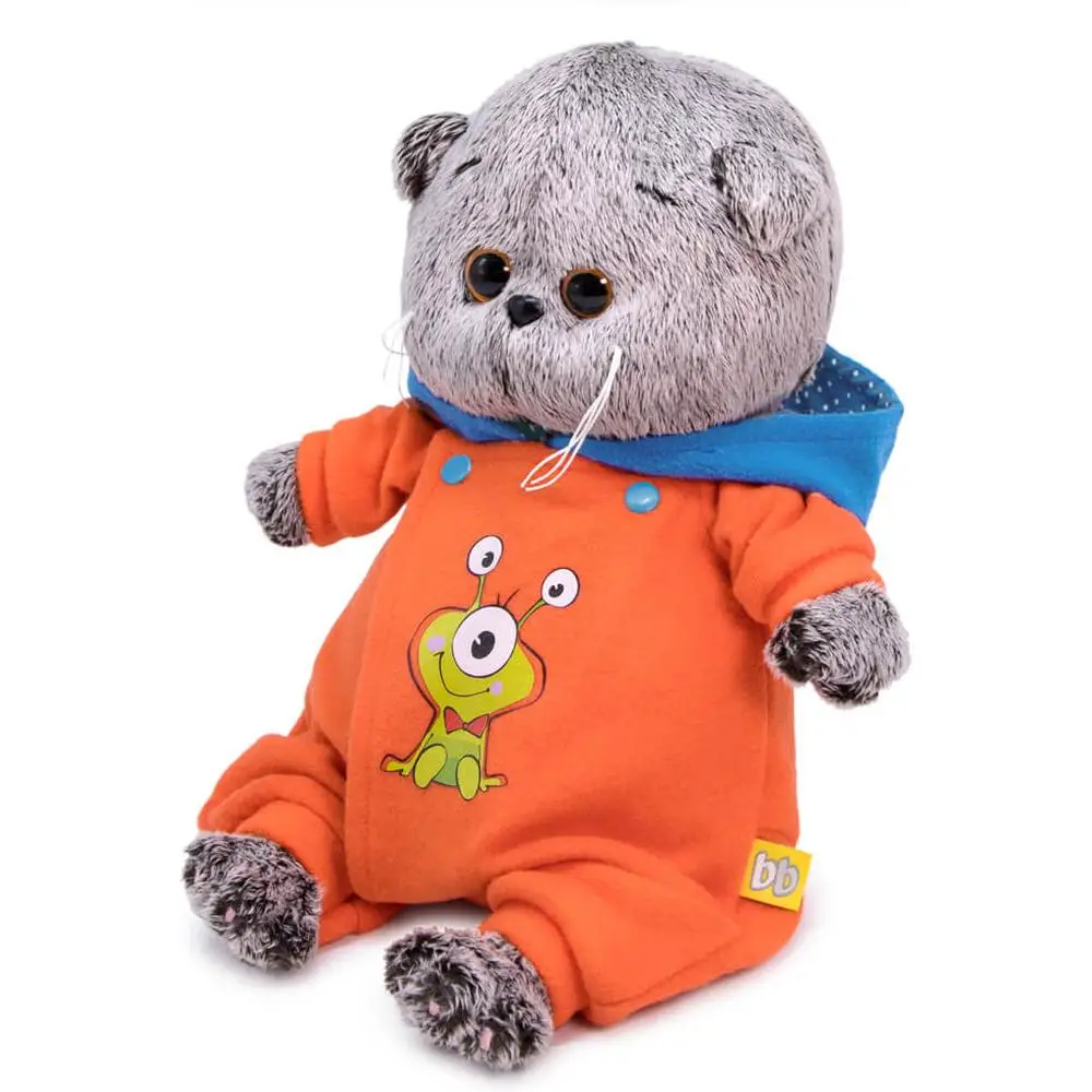 Budi Basa Basik &amp Co Басик BABY в комбинезоне с монстриком 20 см | Плюшевые животные