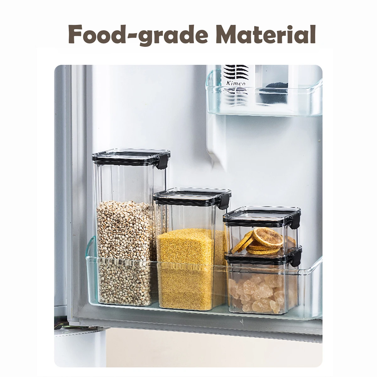 WMMO Прозрачные контейнеры для хранения зерновых Кухонный диспенсер организации