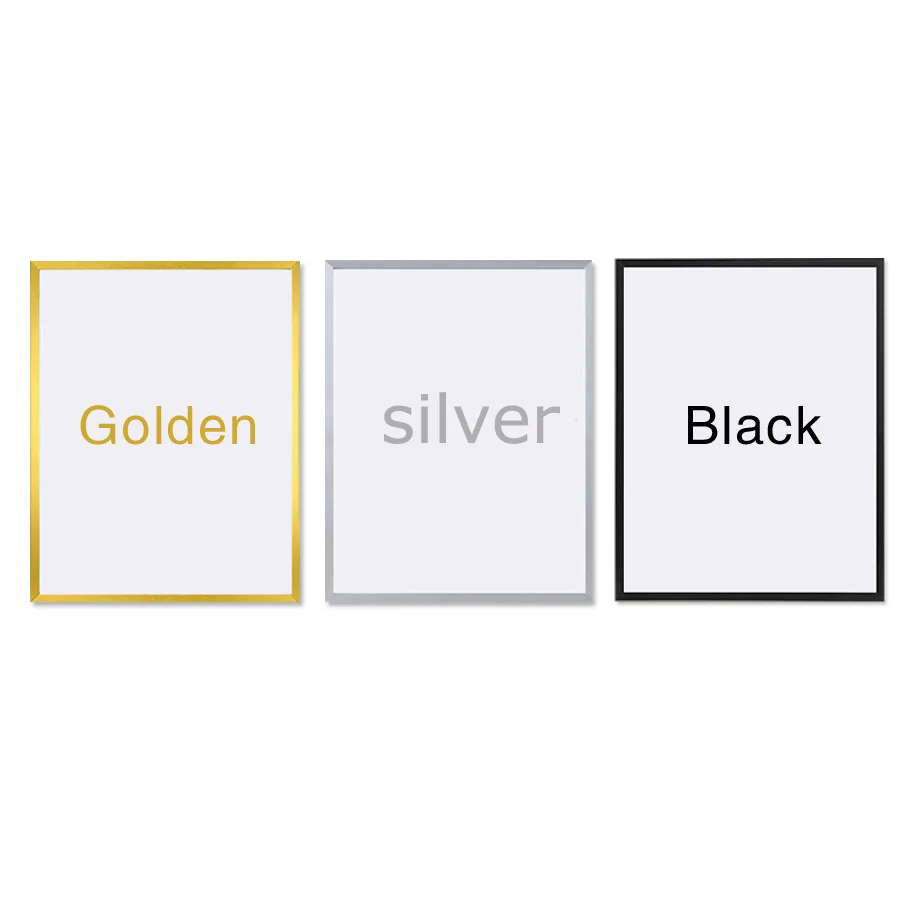 A4 Pictures Photo Prints Poster Canvs Painting Frame Set For Desktop Display Hanging On The Wall |