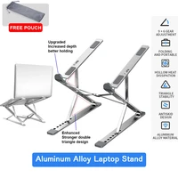 new n8 adjustable laptop stand aluminum for macbook tablet suporte para notebook computer holder pad foldable accessories desk