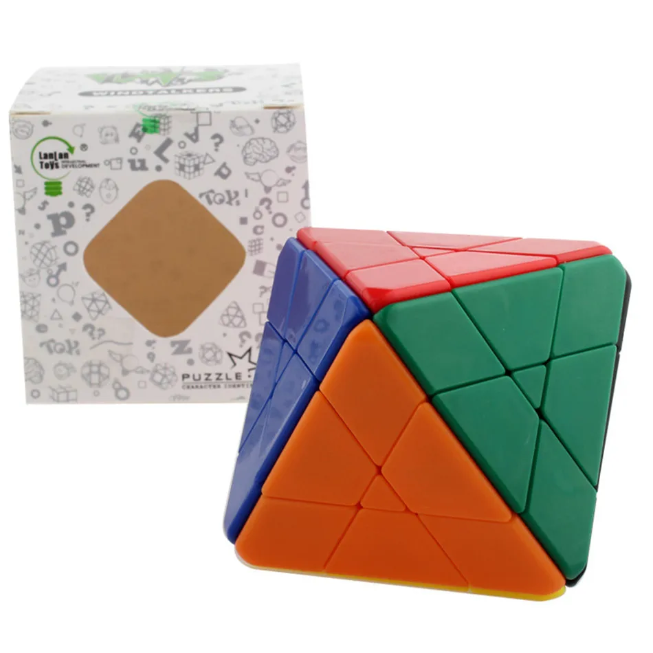 

8-осевой Восьмиядерный Асимметричный магический куб LanLan Алмазная профессиональная скоростная головоломка антистресс обучающие игрушки для детей