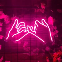promise neon sign wedding party decorations led neon light sign valentines day decor couple anniversary bedroom decoartion