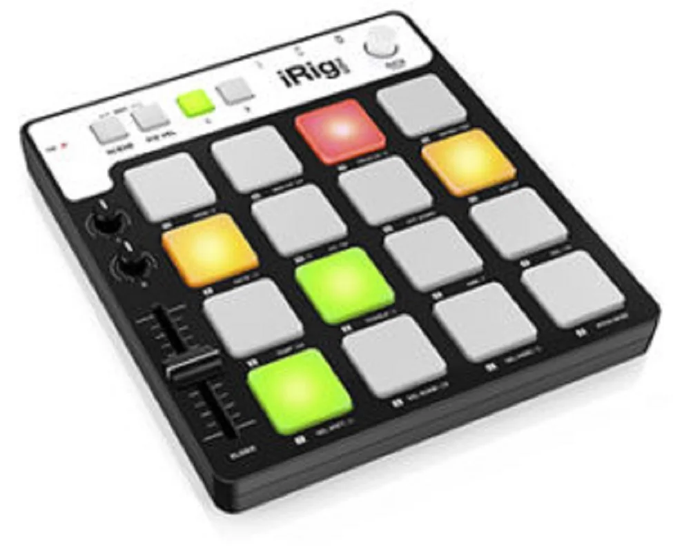 

Мультимедийный контроллер IK iRig PAD Groove