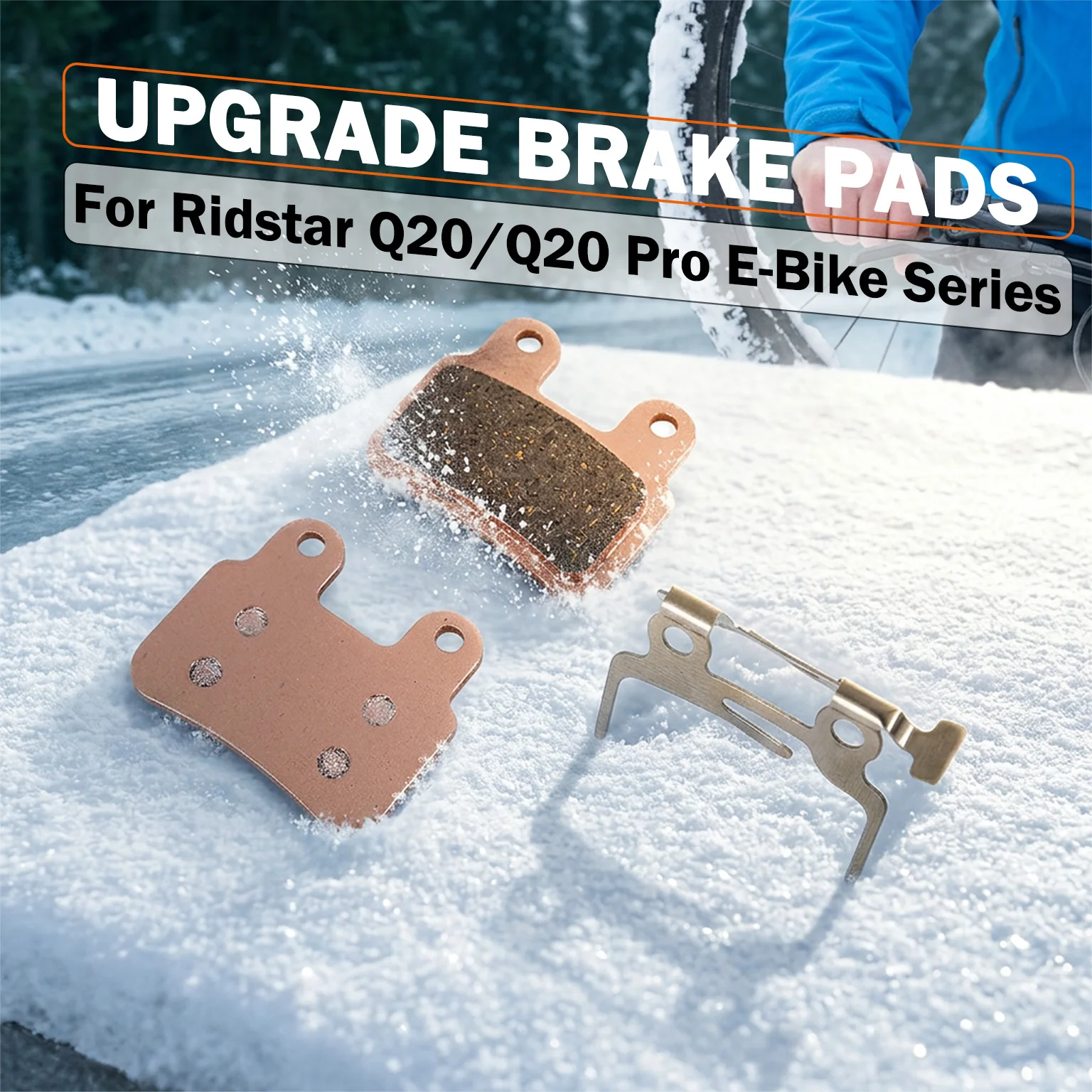 Фото Высококачественные тормозные колодки для Ridstar Q20 Pro/H26 Pro – Низкая рабочая температура, совместимы с гидравликой XD-KLBS-DOT4, профессиональный класс №2