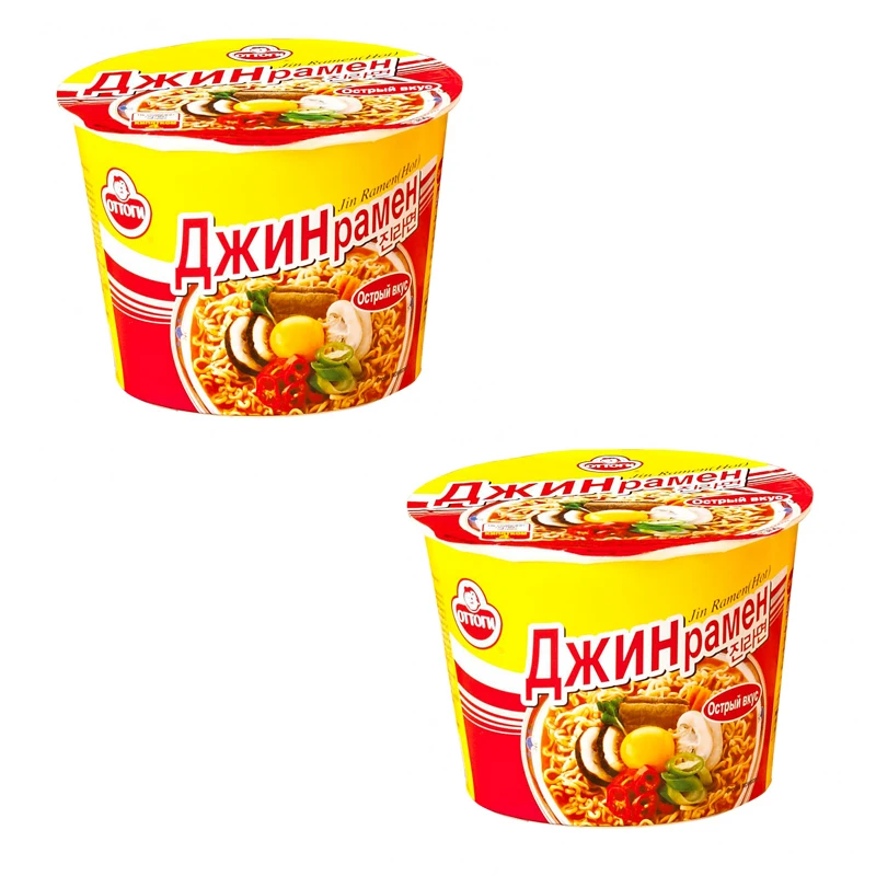 Лапша быстрого приготовления Джин рамён острый Оттоги (2 шт. по 110 г) - купить