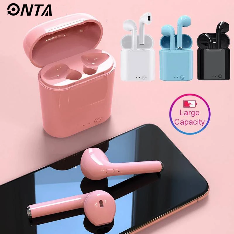 

ONTA i7 MINI Wireless Bluetooth Earphone Stereo Earbud Bluetooth Music Earphones For iPhone xiaomi huawei Support Dropshipping
