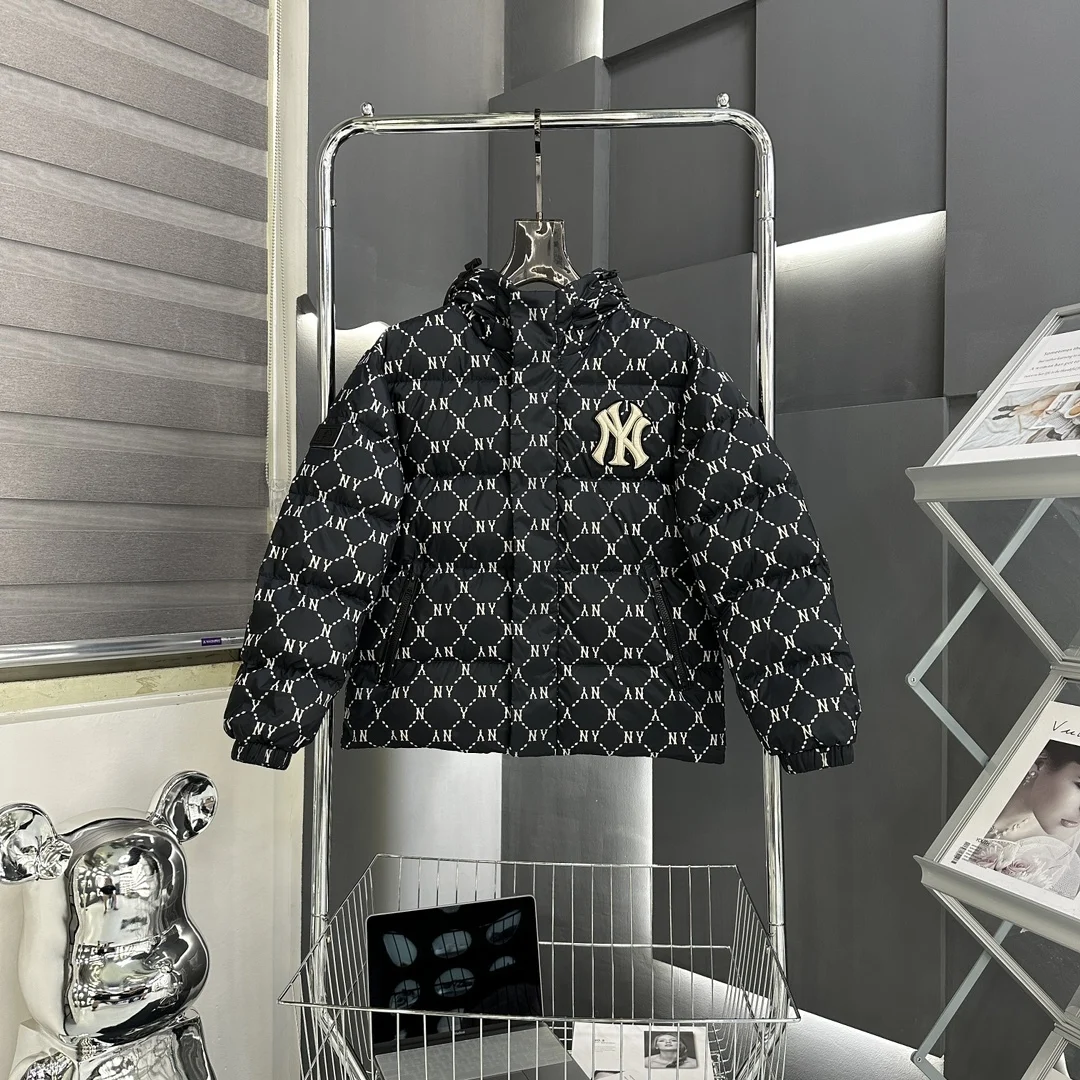 MLB Зимний Женский Свободный Пуховики Повседневная Модная КуртКа На Утином Пуху