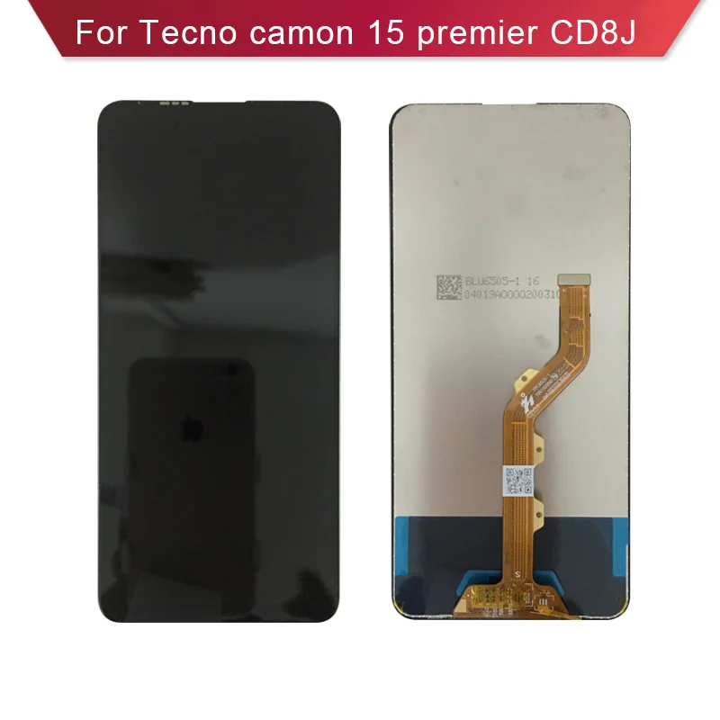 ЖК-дисплей с сенсорным экраном и дигитайзером для Tecno Camon15 Camon 15 Premier CD8J сменная