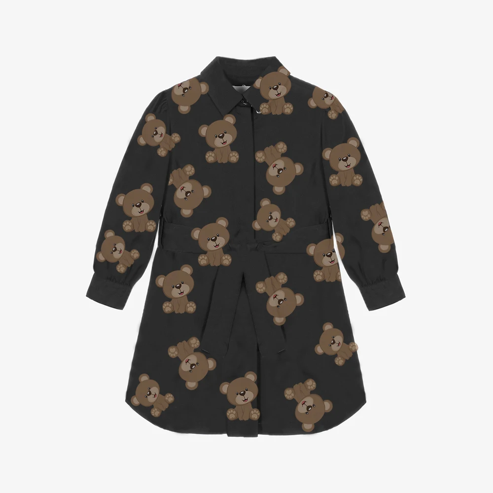 

NIGO Children's Bear Print Long Sleeve Casual Dress #nigo38531