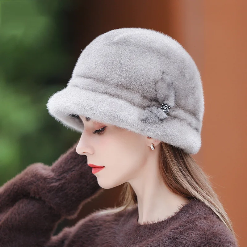 Женская зимняя шапка модель 2022 дюйма раньше Классическая Роскошная в русском