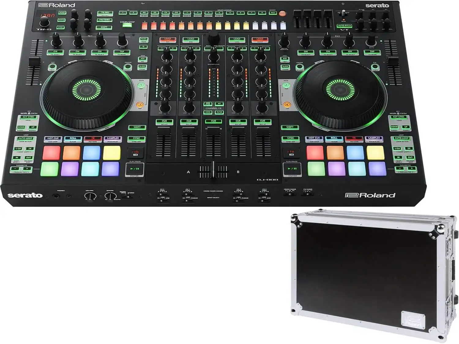 

Распродажа больших скидок, новый контроллер Roland DJ-707M 4-deck Serato DJ Pro с барабанной машиной и голосовым трансформатором